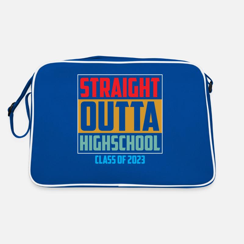 Graduation - Straight Outta High School Class of 2 Retro Bag