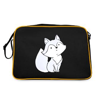 Renard polaire - Sac Retro - noir/or - Dos