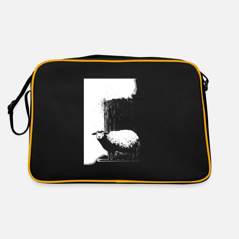 Schaf Schablone Art.-nr Retro Tasche