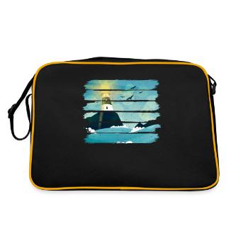 Phare d’époque - Sac Retro - noir/or - Dos