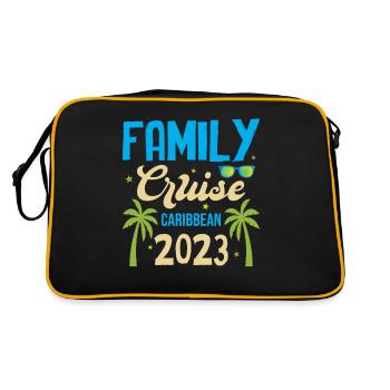 Vacances en famille 2023 - Croisière en famille Caraïbes 202 - Sac Retro - noir/or - Dos