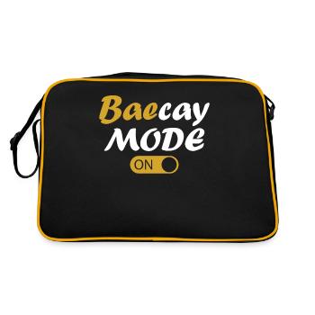 Vacances en famille 2023 - Mode Baecay activé - Sac Retro - noir/or - Dos