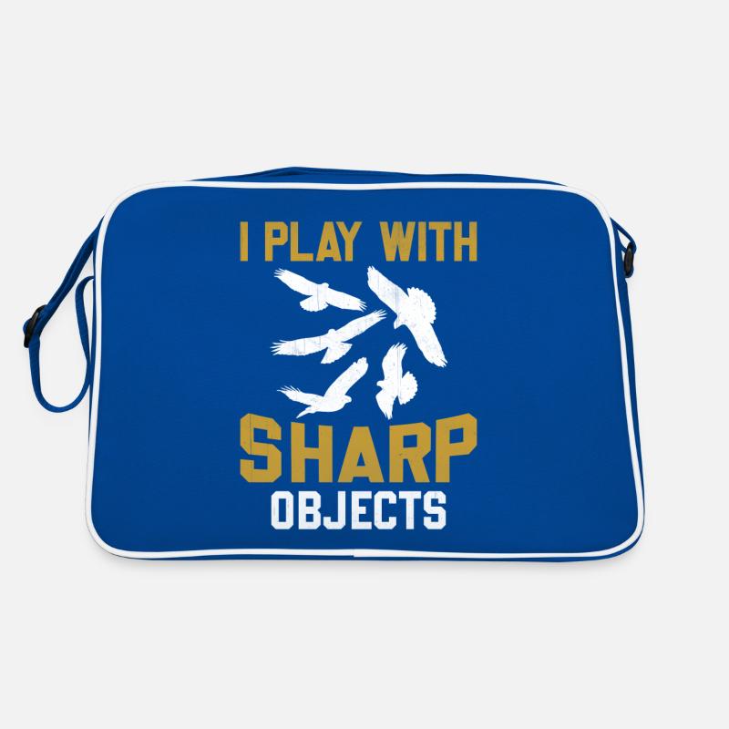 Falconer I Play With Sharp Objects Retro Bag