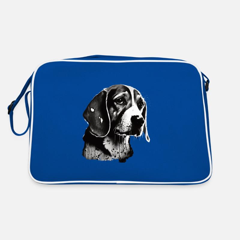 Beagle Image Portrait Retro Bag