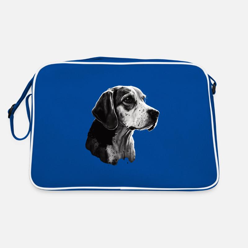 Beagle Image Portrait Retro Bag