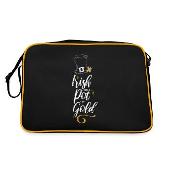 Irish You Un pot d’or vintage - Sac Retro - noir/or - Dos