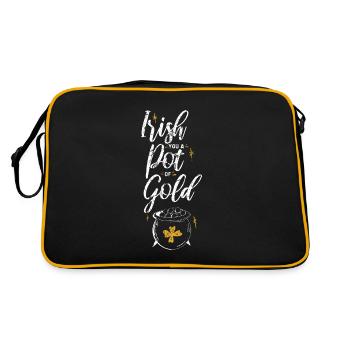 Irish You Un pot d’or vintage - Sac Retro - noir/or - Dos