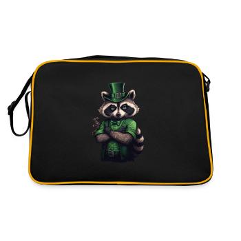 Raton laveur St. Patty - Sac Retro - noir/or - Dos