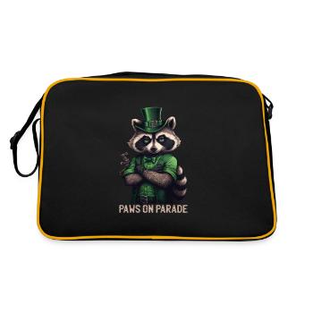 Paws on Parade Raccoon St. Patty - Sac Retro - noir/or - Dos