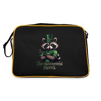 Le raton laveur le plus vivron Patrick St. Patty - Sac Retro - noir/or - Dos