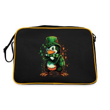 Penguin St. Patty - Sac Retro - noir/or - Dos