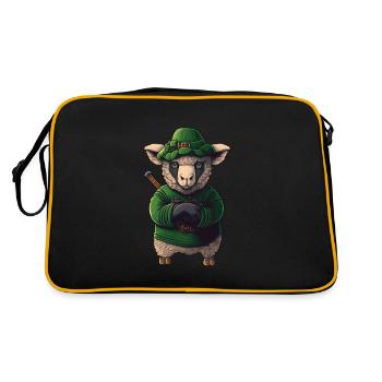Moutons St. Patty - Sac Retro - noir/or - Dos