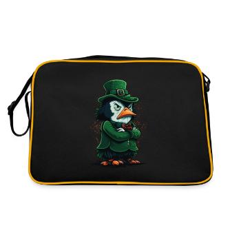 Penguin St. Patty - Sac Retro - noir/or - Dos