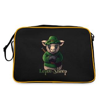 Lepre-Sheep St. Patty - Sac Retro - noir/or - Dos