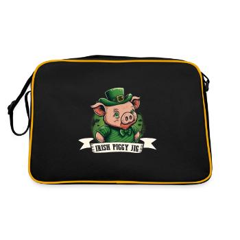 Irish Piggy Jig St. Patty - Sac Retro - noir/or - Dos