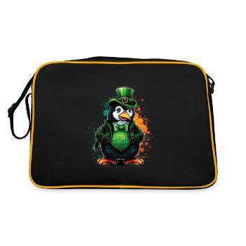 Penguin St. Patty - Sac Retro - noir/or - Dos