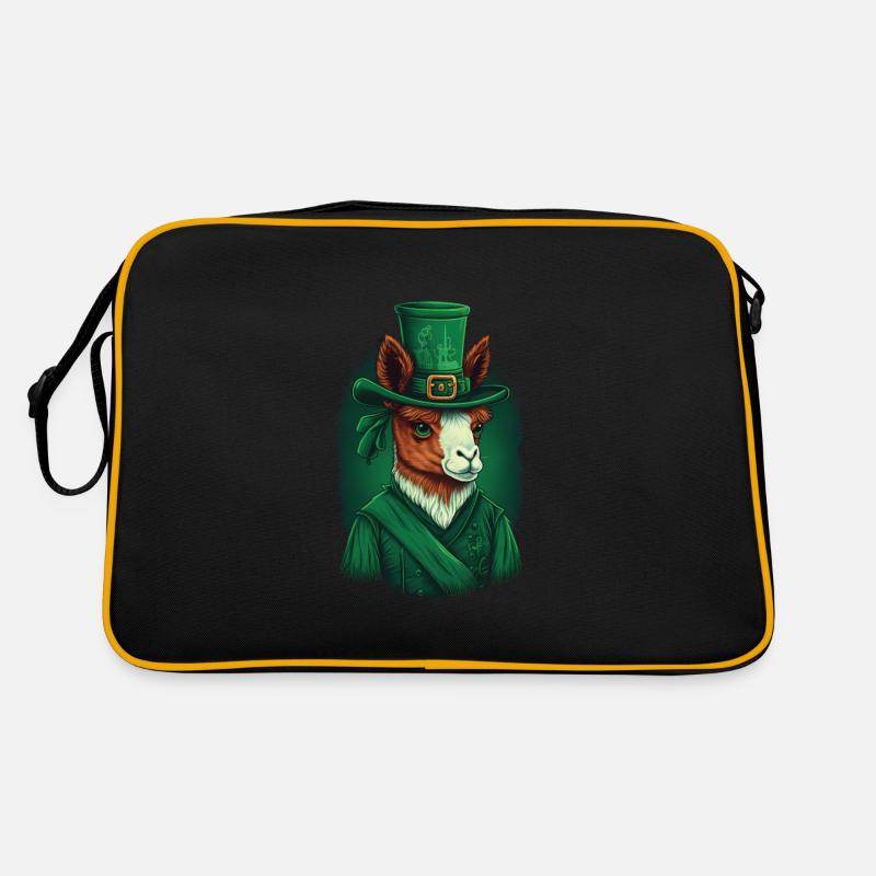 Llama St. Patty Retro Tasche