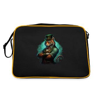 Tiger St. Patty - Retro Bag - black/gold - Back