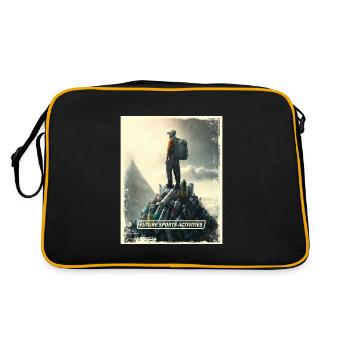 Alpinisme monde post-apocalyptique - Sac Retro - noir/or - Dos