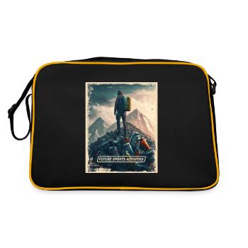 Alpinisme monde post-apocalyptique - Sac Retro - noir/or - Dos