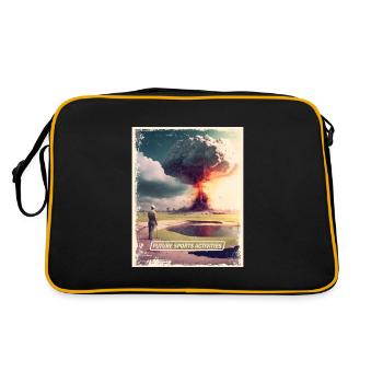 Jouer au golf Monde post-apocalyptique - Sac Retro - noir/or - Dos