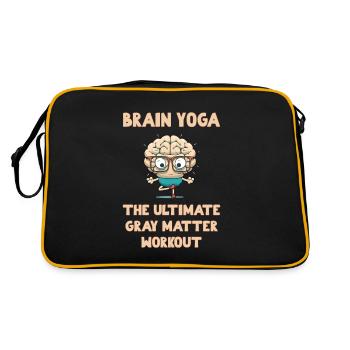 Brain Yoga The Ultimate Gray Matter Workout - Retro Bag - black/gold - Back