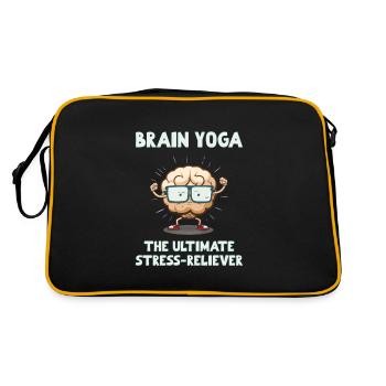 Brain Yoga The Ultimate Stress-Reliever - Retro Bag - black/gold - Back