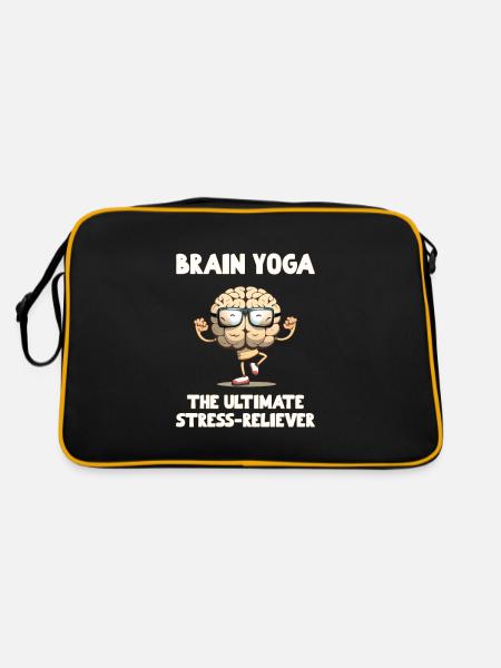 Brain Yoga The Ultimate Stress-Reliever - Retro Bag - black/gold - Back