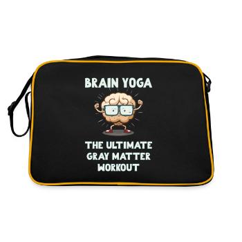 Brain Yoga The Ultimate Gray Matter Workout - Retro Bag - black/gold - Back