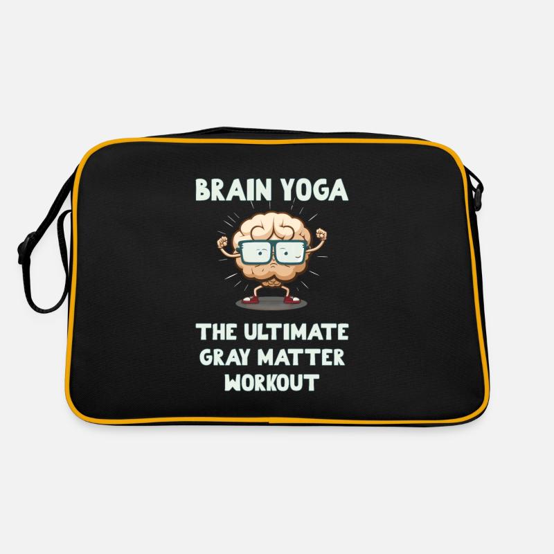Brain Yoga The Ultimate Gray Matter Workout Retro Tasche
