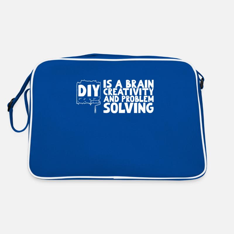 Diy Is A Brain Creativity And Problem Solving Retro Tasche