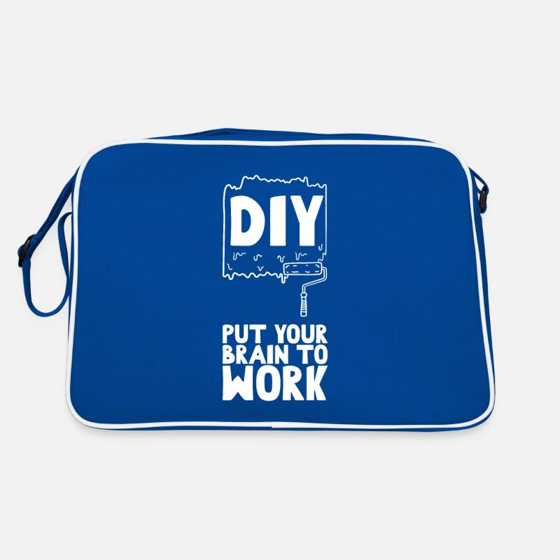 DIY Put Your Brain to Work Retro Tasche