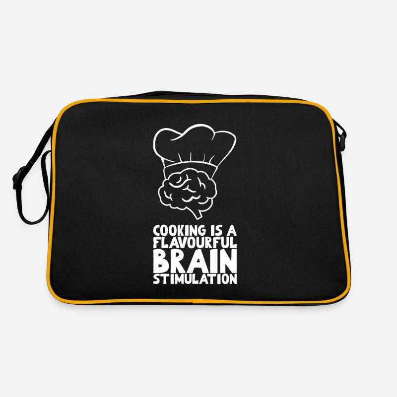 Cooking is a flavourful brain stimulation Retro Bag