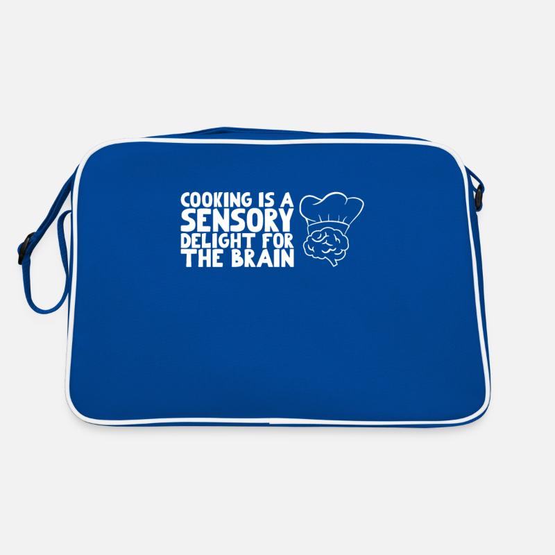 Cooking is a sensory delight for the brain Retro Tasche