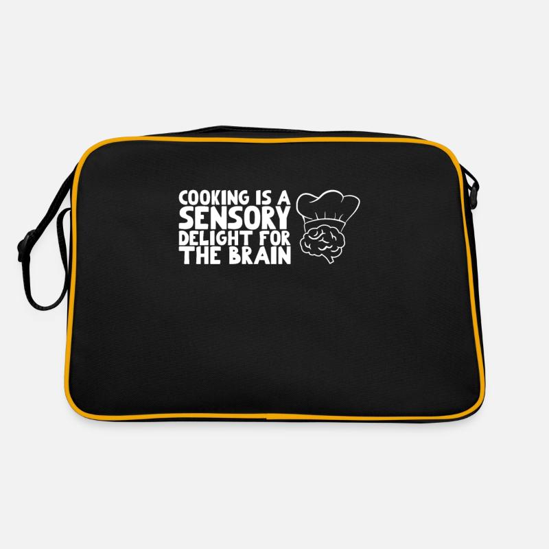 Cuisiner est un délice sensoriel pour le cerveau Sac Retro
