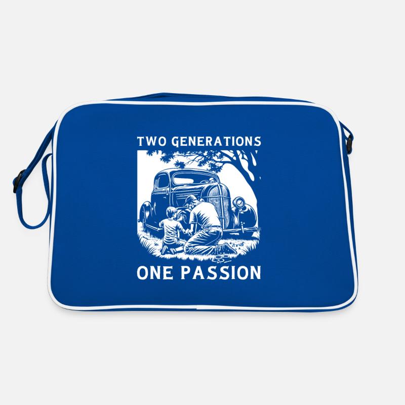 Two Generations One Passion Retro Tasche