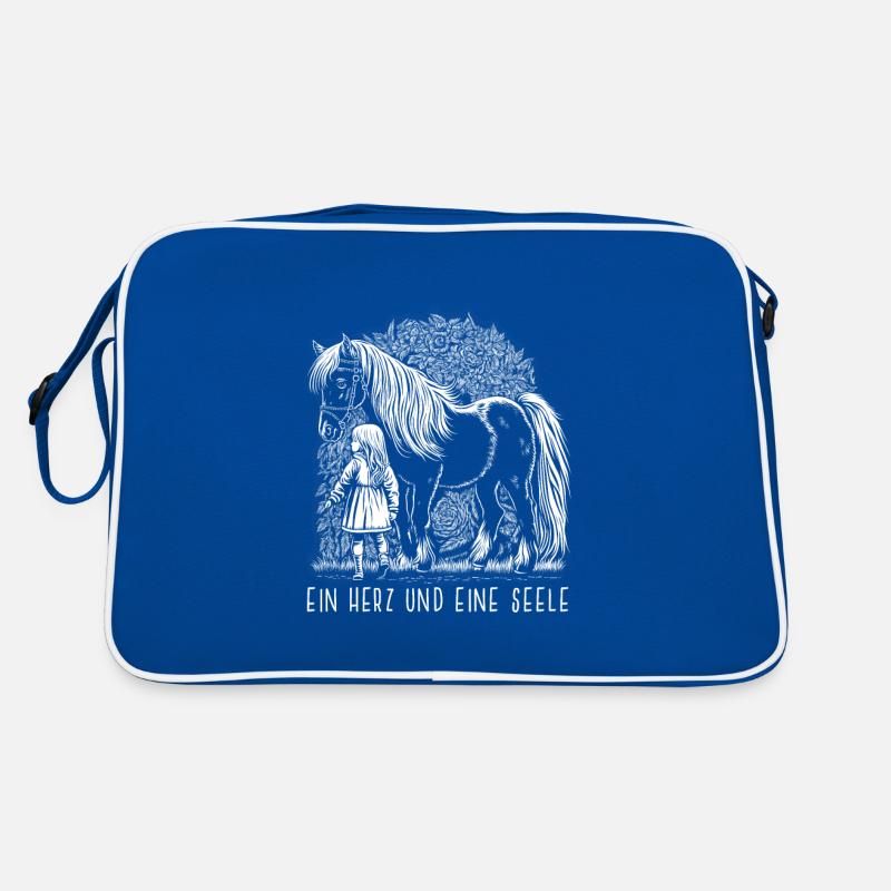 Ein Herz und eine Seele Retro Tasche