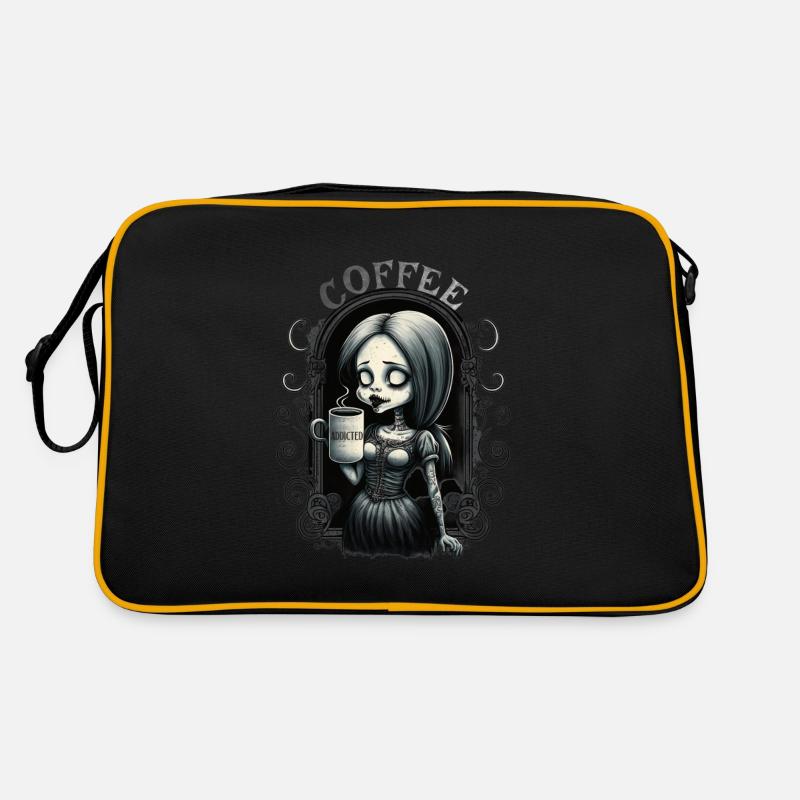 Coffee Addicted Retro Tasche