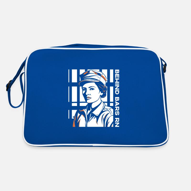 Behind Bars RN Corrections Nurse Retro Tasche