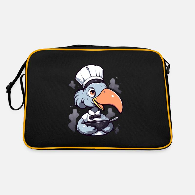 Shoebill cook Retro Bag