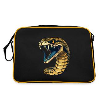Cobra royal - Sac Retro - noir/or - Dos