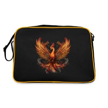 Phoenix - Retro Bag - black/gold - Back