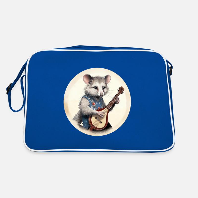 L’opossum joue du banjo Sac Retro