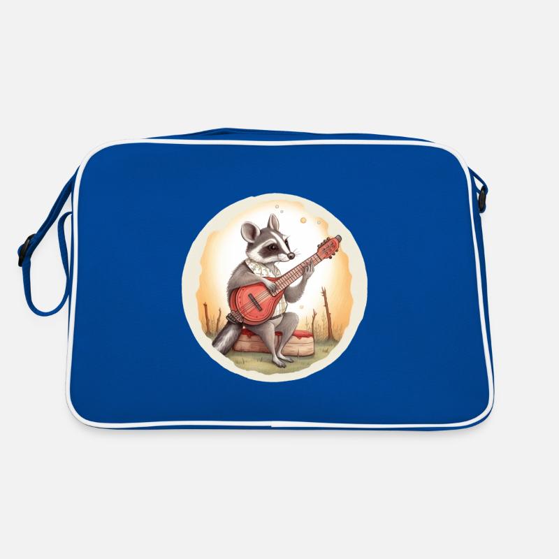 L’opossum joue du banjo Sac Retro