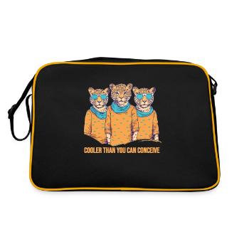 Cooler than you can imagine - Retro Bag - black/gold - Back