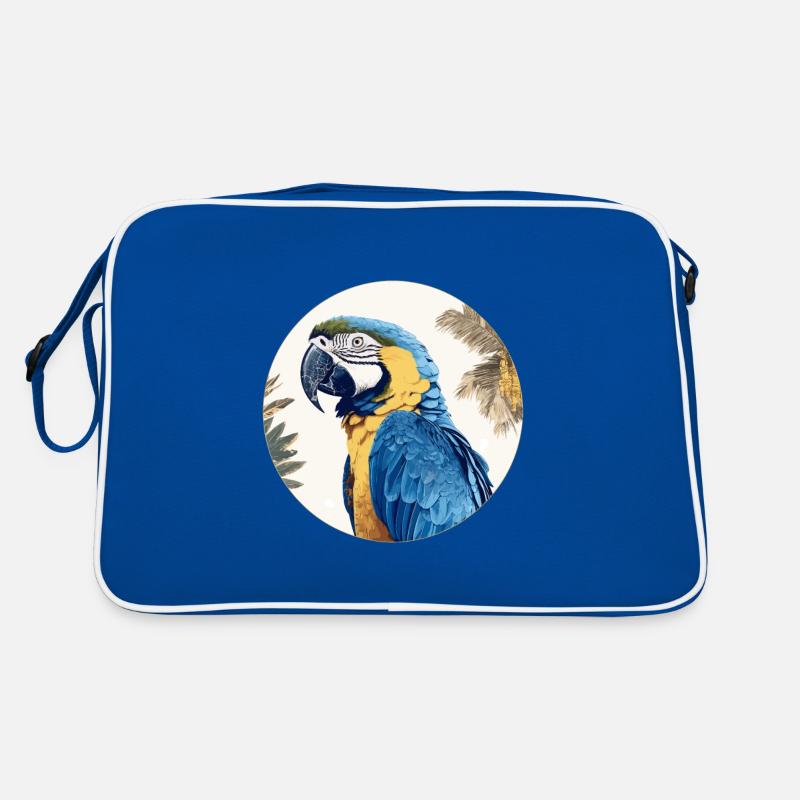 Ara bleu-or Sac Retro