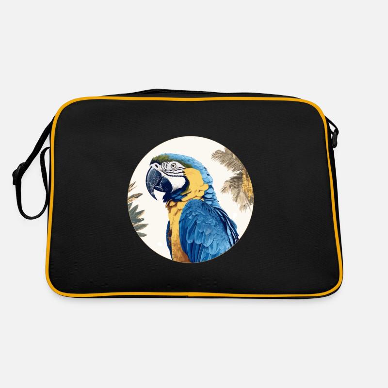 Ara bleu-or Sac Retro