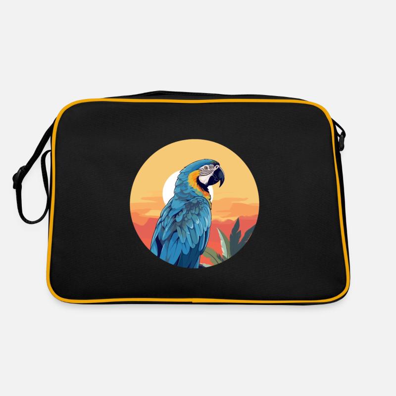 Ara bleu-or Sac Retro