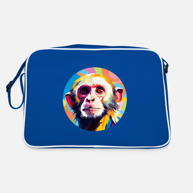 Capuchin monkey Retro Bag