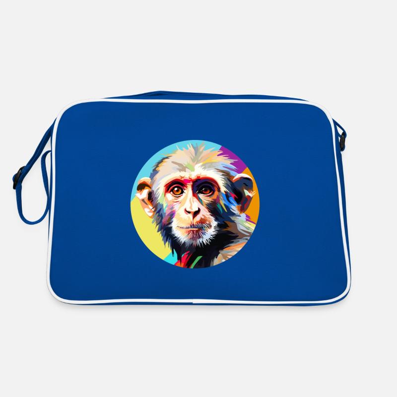 Capuchin monkey Retro Bag